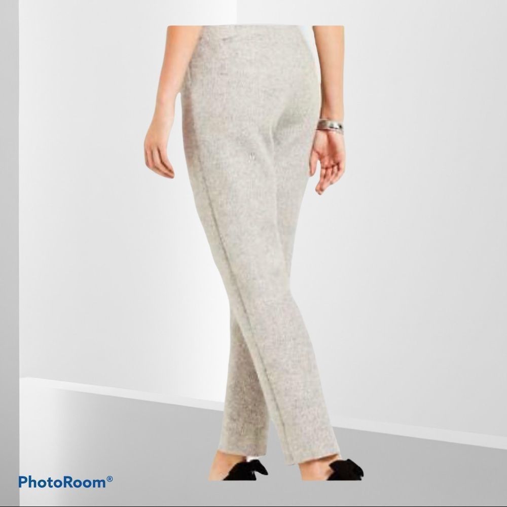 Nwt talbot's gray sparkle ankle pant size 6
